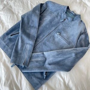 Impossibly cool suede leather jacket by Berluti.